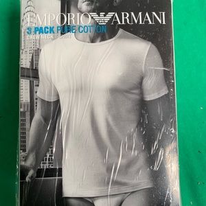 Emporium Armani Cotton Crew Neck- 3Pk